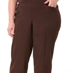 Cato Brown Straight Leg Women's Pants